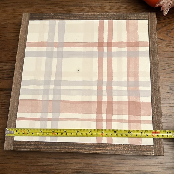 Framed Plaid Wall Art - Picture 5 of 7